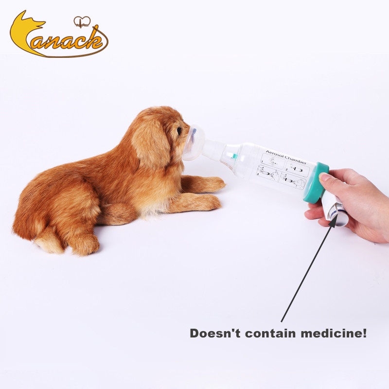 Dog Inhaler Mask Caphstion Pet Inhaler Chamber - Asthma Spacer With ...
