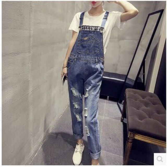 black jeans with suspenders