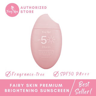 Fairyskin Premium Brightening Sunscreen 50g (Fragrance Free)