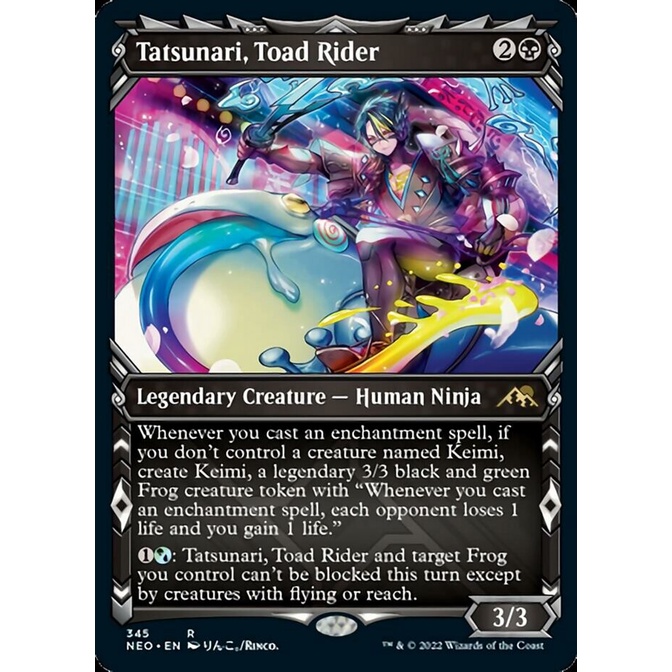 MTG Singles NEO Tatsunari, Toad Rider (Showcase) | Shopee Philippines