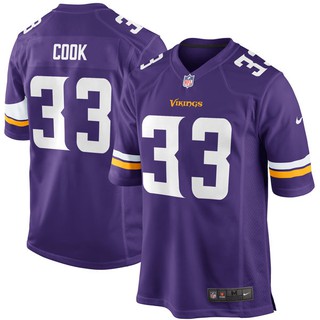 Vikings #33 Dalvin Cook Football Jersey 