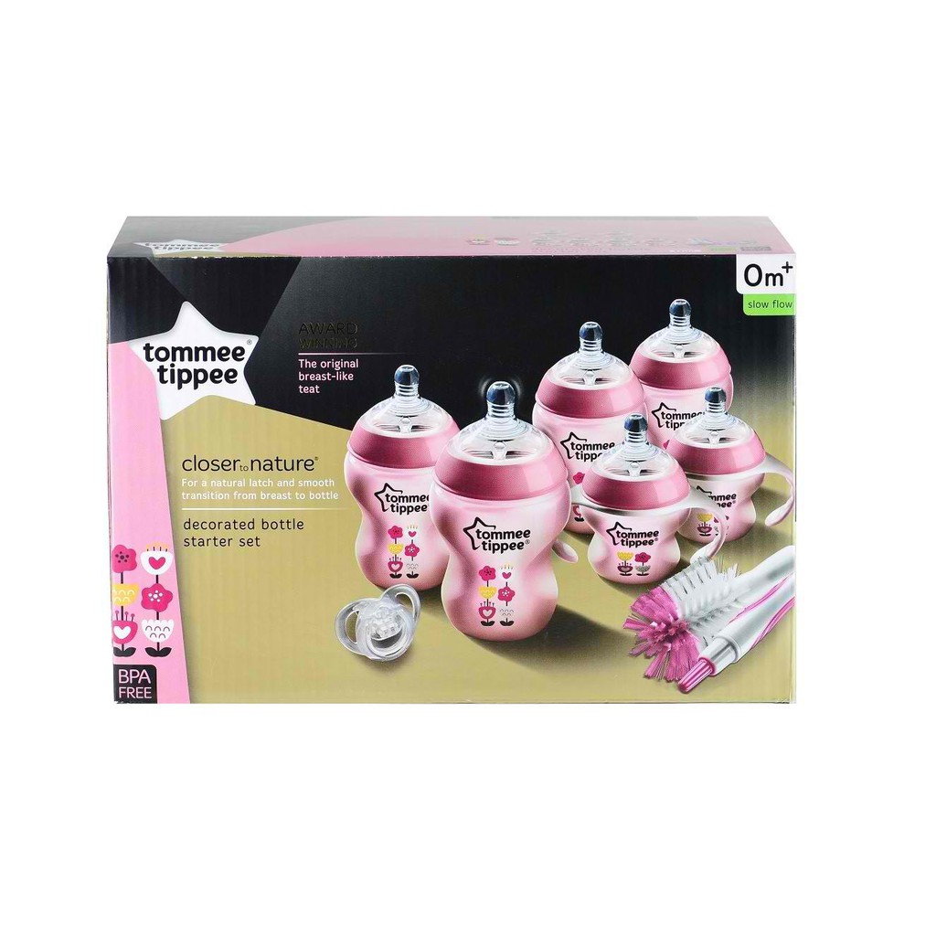 tommee tippee bottle brush pink