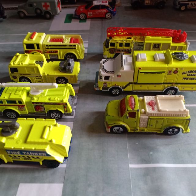 toy green fire truck