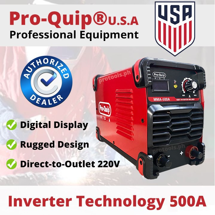 ProQuip Inverter Welding Machine 500A Portable MMA ARC Shopee Philippines