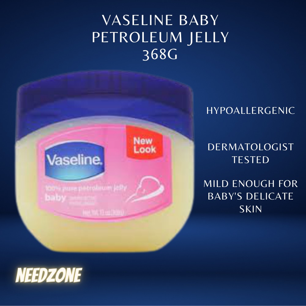Vaseline Baby Petroleum Jelly 368g Biggest Size Skin Protectant (Diaper