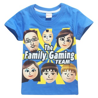 New Roblox Fgteev The Family Game T Shirts For Girls Kids T Shirts Big Boys Short Sleeve Tees Children Cotton Funny Tops Shopee Philippines - details about new kids children roblox short sleeve cotton tshirt casual gift top shirt gamer