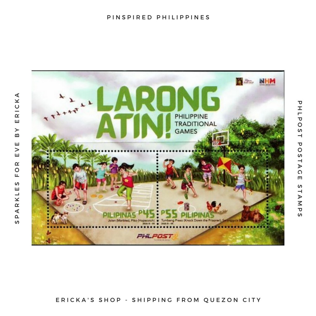 PHLPost Postage Stamp - Larong Atin! Philippine Traditional Games | Shopee  Philippines