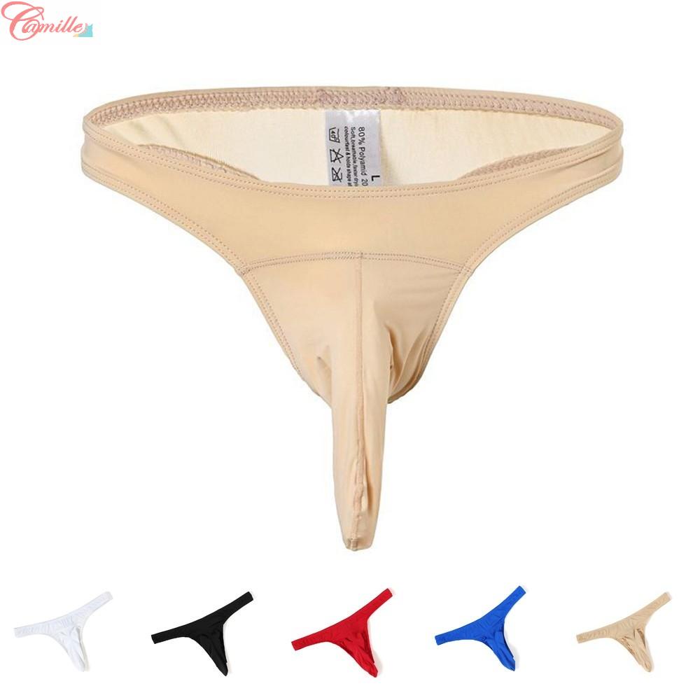 Camille-Briefs Elephant Nose Lingerie Male Mens Panty T-back Thongs ...
