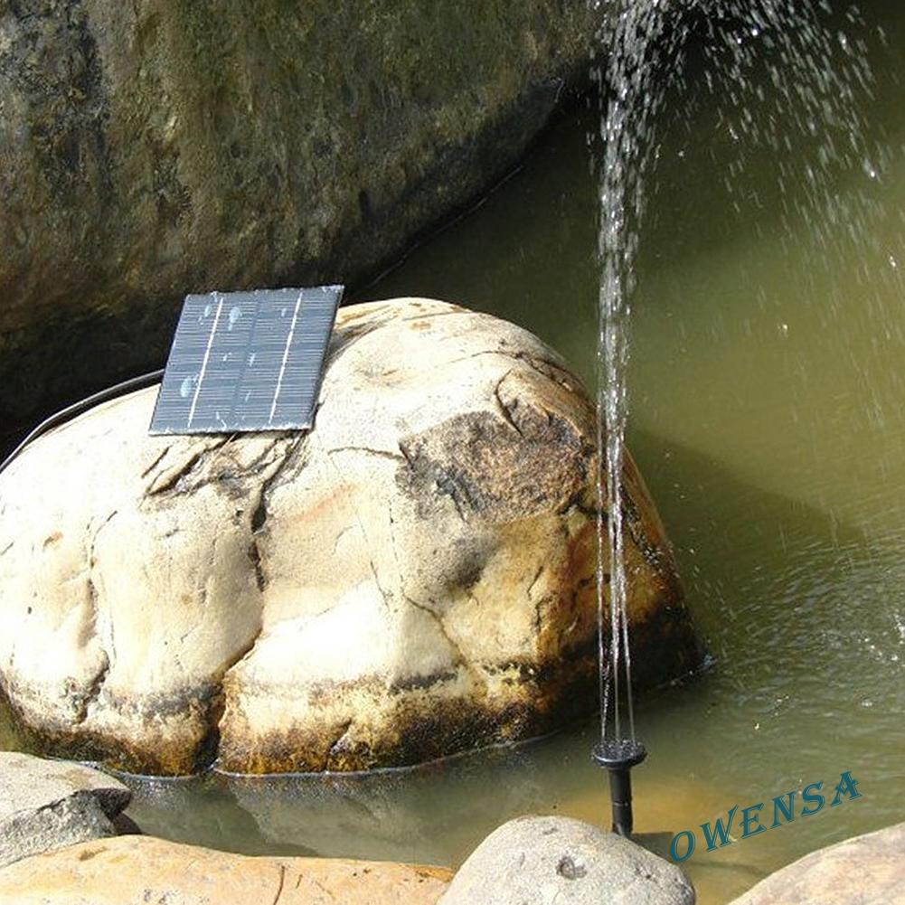 Ow Mini Solar Fountain Garden Pool Pond Outdoor Swimming Pool Water Fountain Shopee Philippines