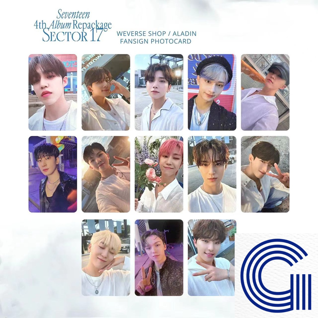  WEVERSE SHOP SEVENTEEN SECTOR 17 The 4th Album Repackage PHOTOCARD Shopee Philippines