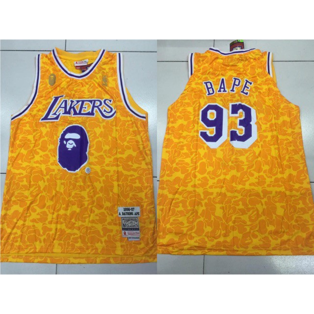 lakers bape jersey