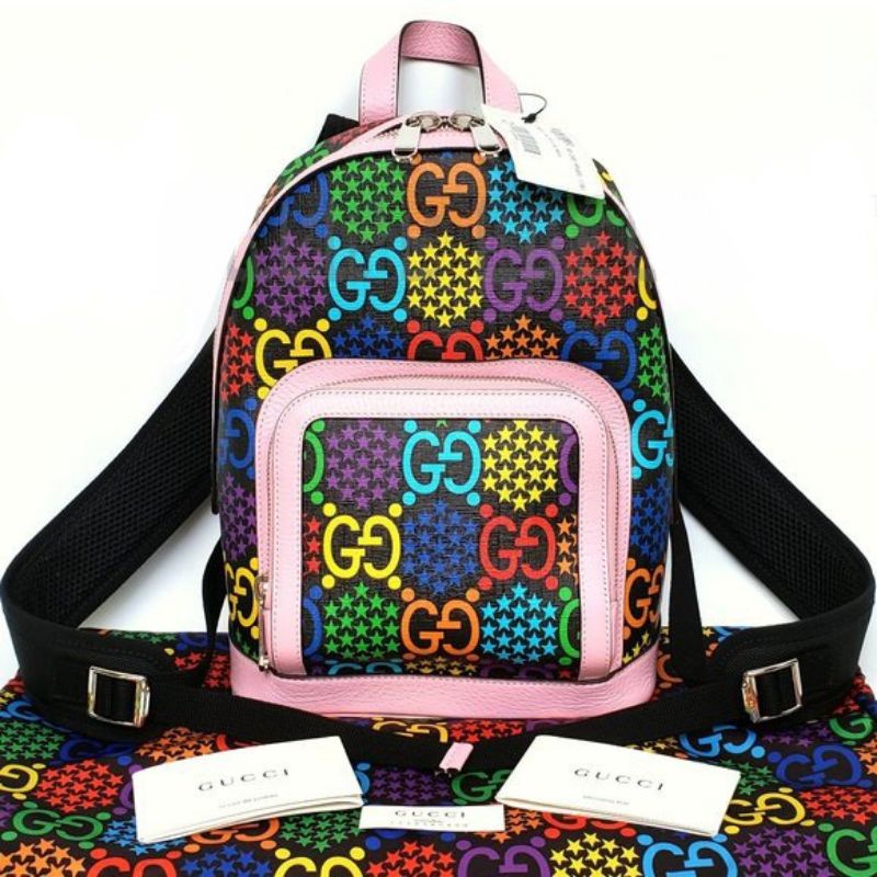 rainbow gucci backpack