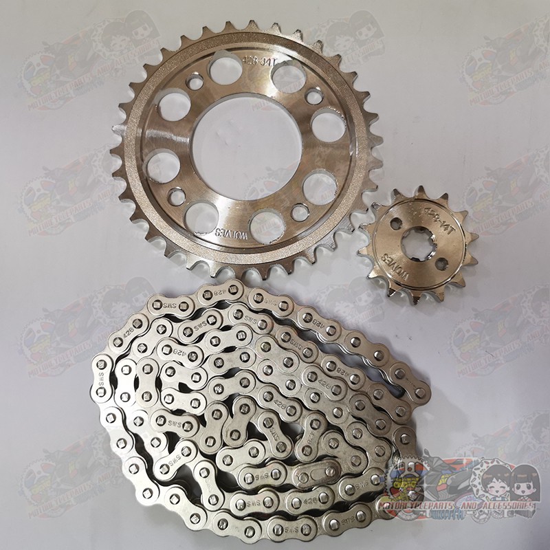LJ Motorcycle chain sprocket set xrm 110/125 / wave 100/110/125(42814T