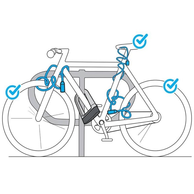 decathlon cycle lock