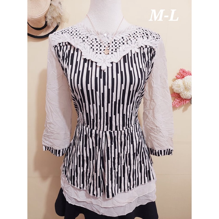 Bayleaf Clothing Preloved Korean Style Cute Casual Blouse Shopee