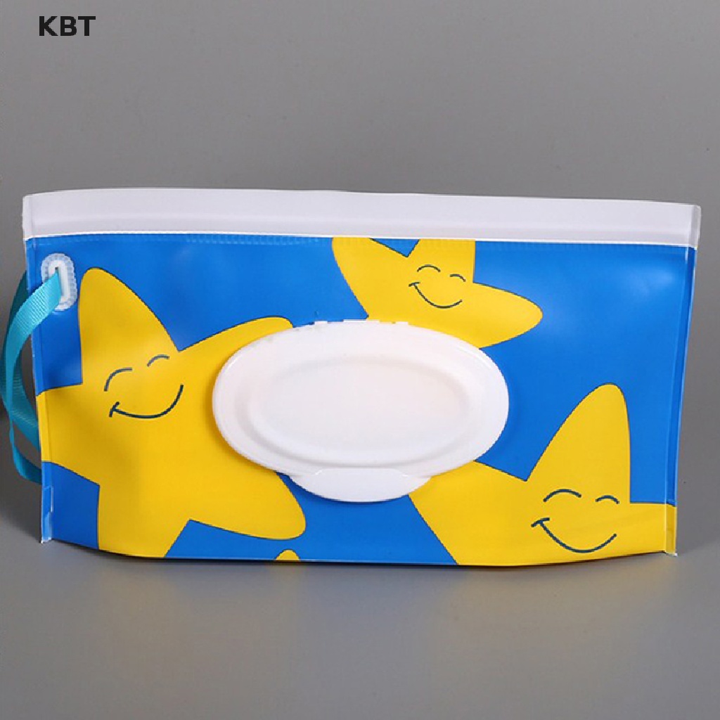 (KBT) Eva Wipes Dispenser Portable Wet Wipe Dispenser Bag Reusable