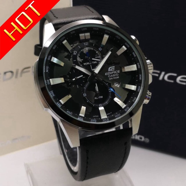 casio edifice world time watch