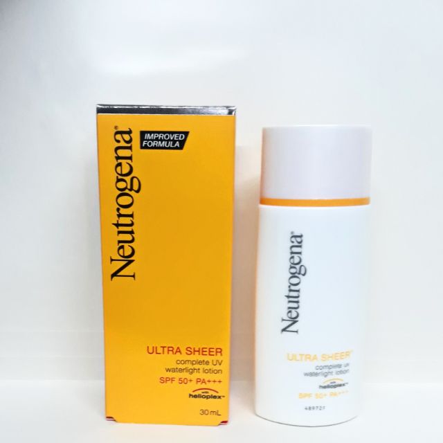 neutrogena ultra sheer water light sunscreen