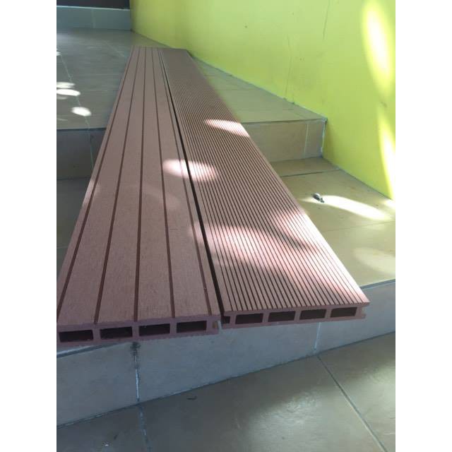 Wood Plastic Composite Floor Decking, Outdoor Deck Flooring Materials Philippines