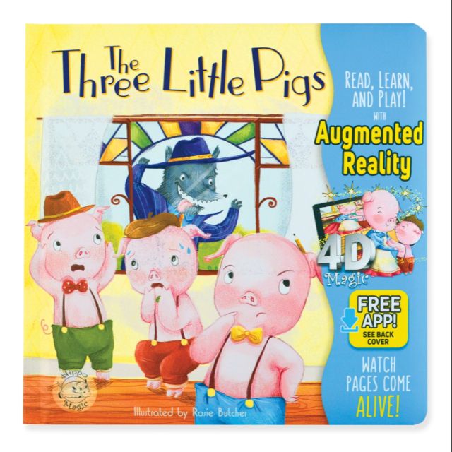 4D Little Hippo Books(3 little pigs) | Shopee Philippines