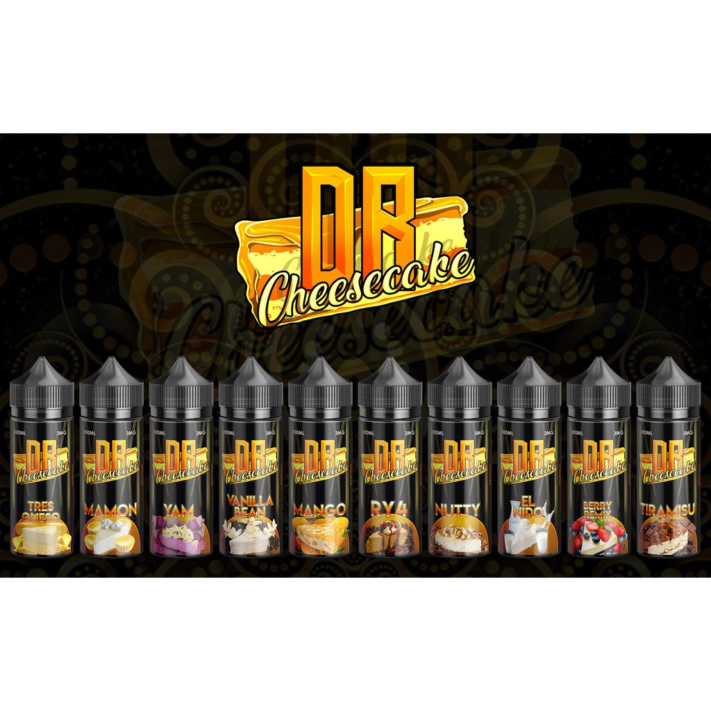 ♚Dr Cheesecake 100ml Vape Juice E Liquid Vaping Low Strength High VG