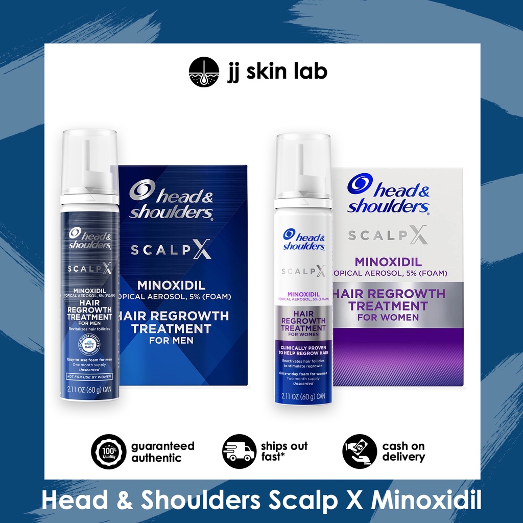Head & Shoulders Scalp X 5 Minoxidil for Men For Women Shopee