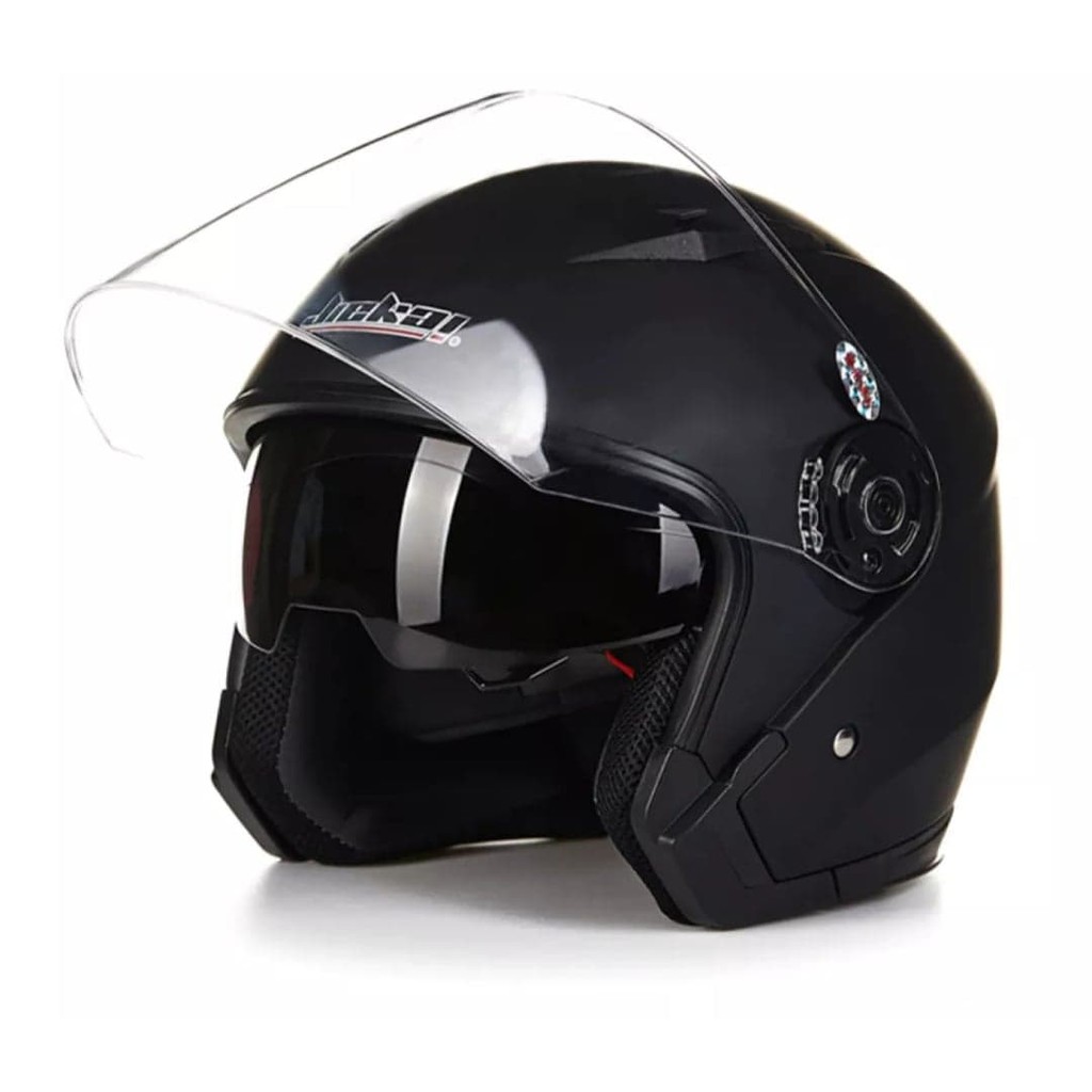 JIEKAI Helmet motorcycle open face motor racing motorcycle vintage ...