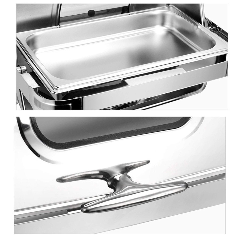 Home Zania Chafing Dish Buffet Set Chaffing Dishes Stainless Steel