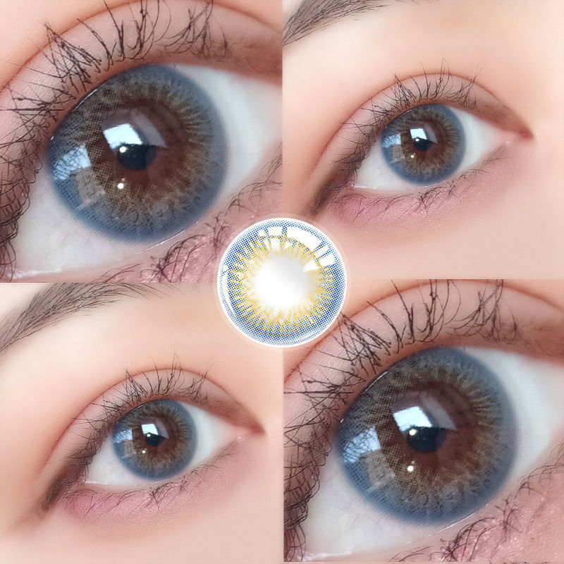 [4U] 2Pcs/Pair IRIS Big Eye Makeup Contact Lens Soft Color Contacts