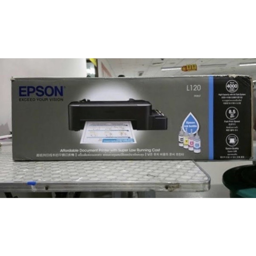 Epson L120 All In One Scan Print Ink Tank Printer Buy 2 Get One Free Shopee Philippines 7172