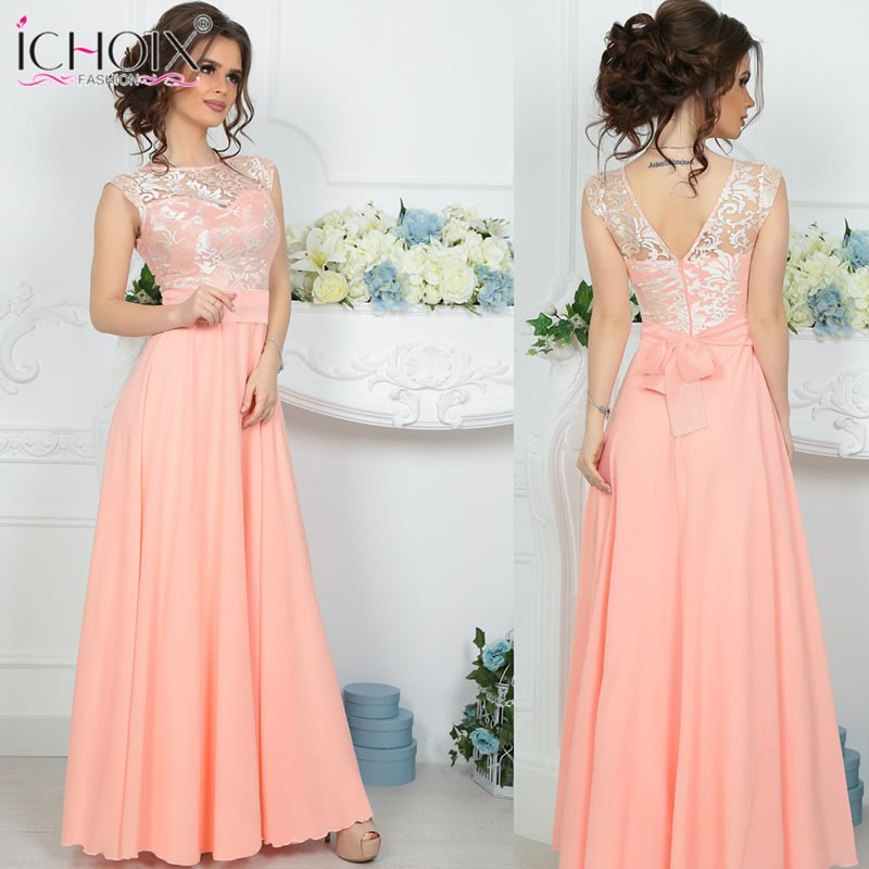 summer lace maxi dress