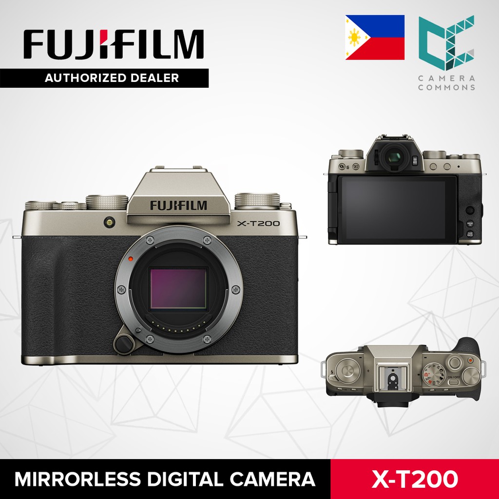 FUJIFILM XT200 Mirrorless Digital Camera XT200 Shopee Philippines