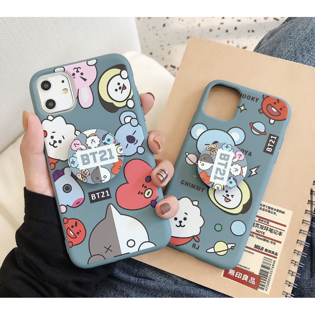 Samsung KPOP BTS Case Korean Cartoon Case BT21 Phone Case