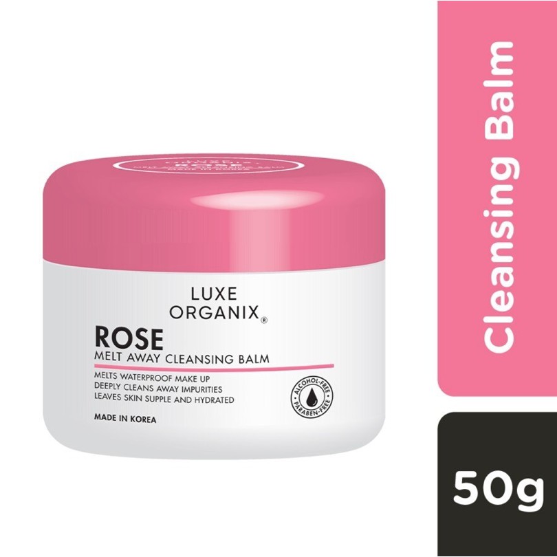 Luxe Organix Rose Melt Away Cleansing Balm 50g Shopee Philippines