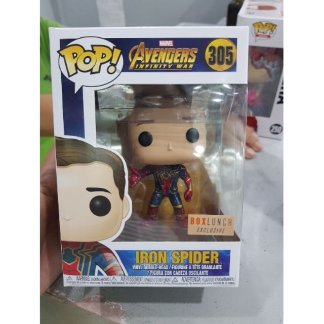 funko pop iron spider boxlunch