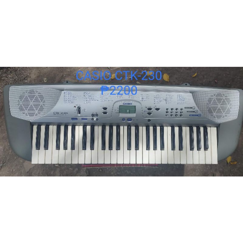 Casio CTK230 Keyboard 48 keys Shopee Philippines