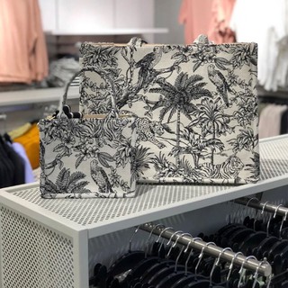 2022 LATEST TREND Tote Bag jacquard embroidery canvas large capacity handbag shoulder shopping bag