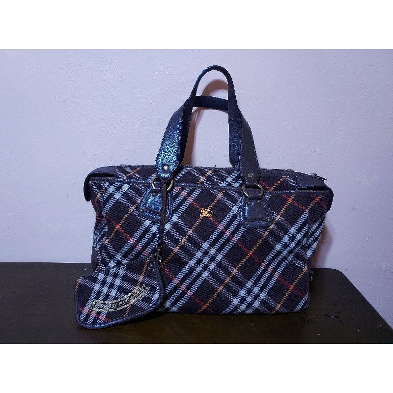 Authentic Burberry Blue Label Large Bag w/ Pouch | Shopee Philippines