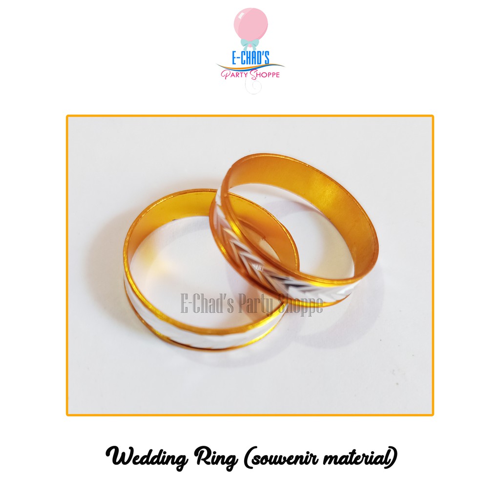 Wedding Ring (Souvenir Material DIY) (25.00 / 5 pairs) Shopee