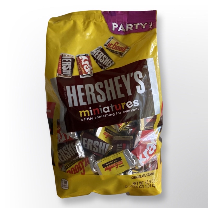 Hersheys Miniature Chocolate Assortment Hersheys Krackel And Mr Goodbar 359oz 101 Kg Party 6840