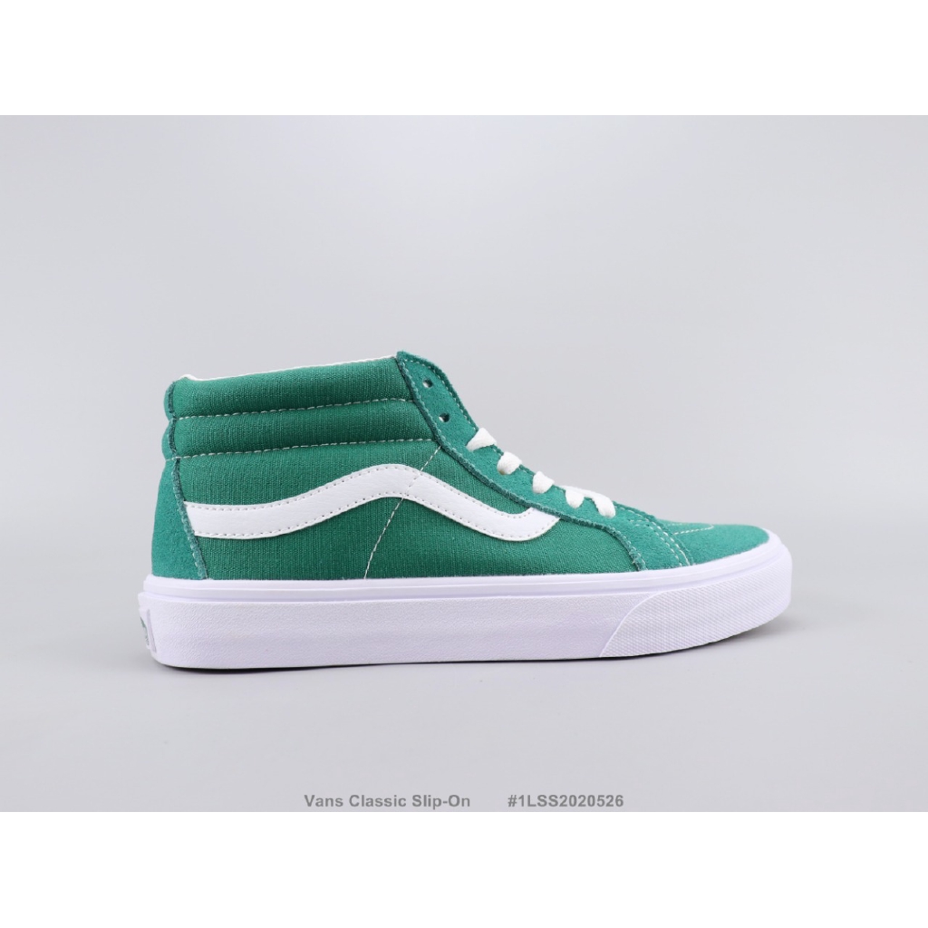 vans teal slip on