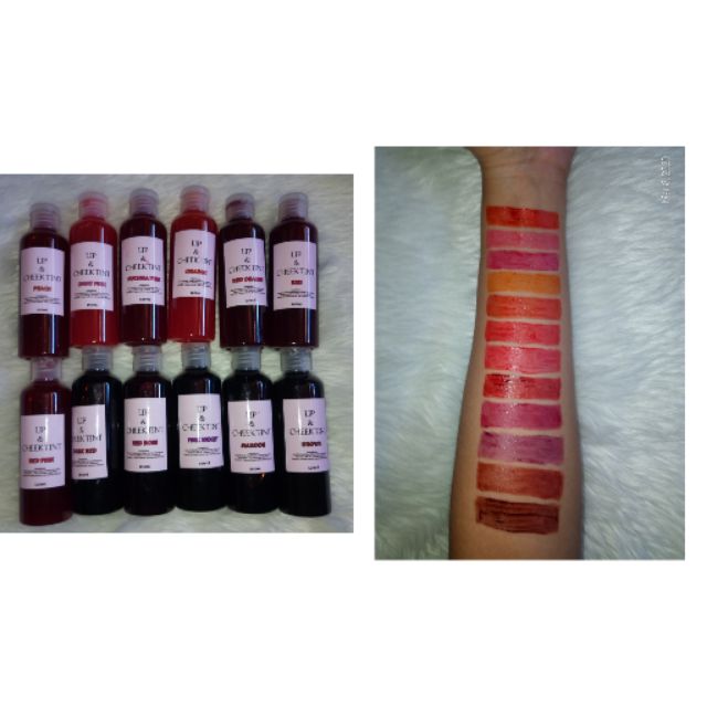 100ml Organic Gel Based Liptint Rebranding ( 12 Shades Available