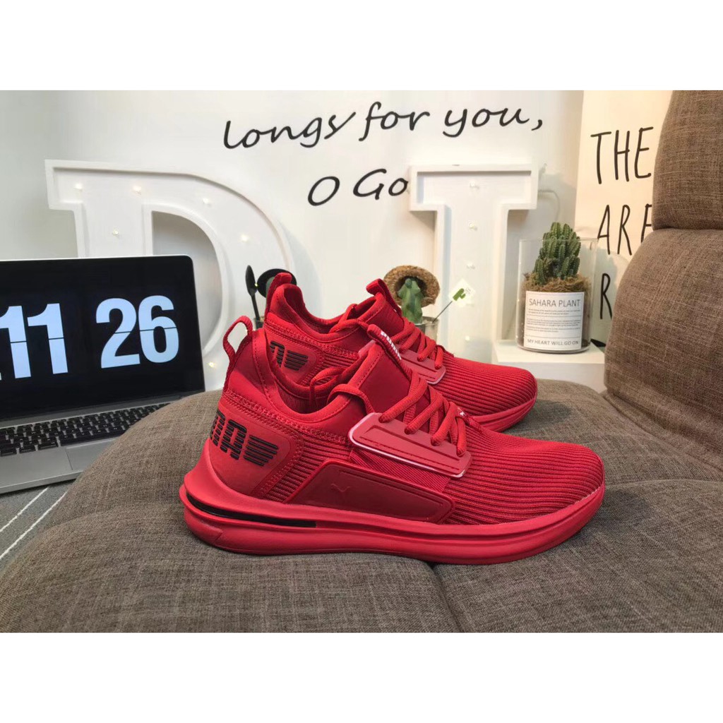 puma red womens shoes