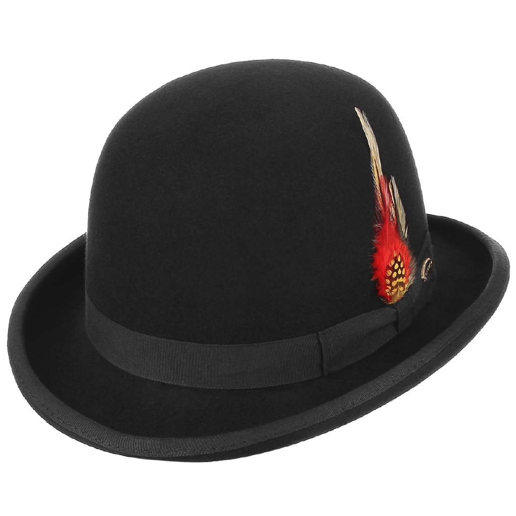 round bowler hat