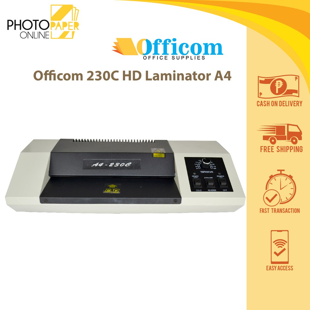 A4 Laminator Heavy Duty 230C Brand Shopee Philippines