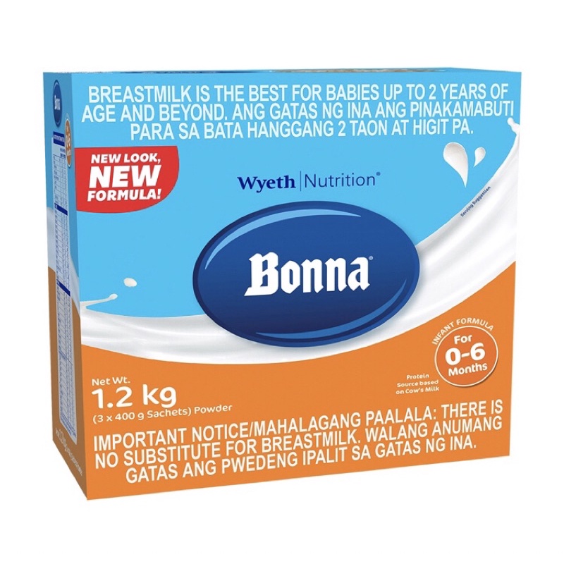 Bonna 0 6 Months 1 2kg Shopee Philippines