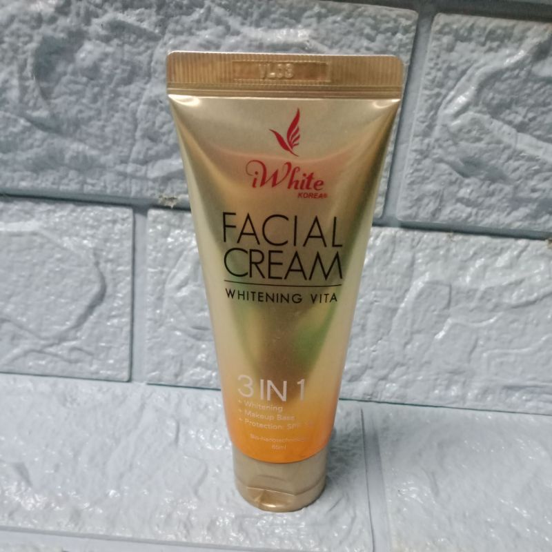 i White Facial Cream Whitening Vita 3in1 65ml COD Shopee Philippines