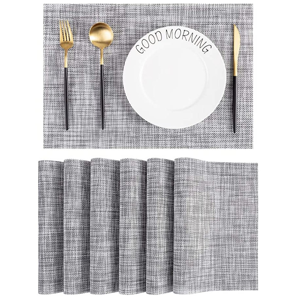 Korea Placemats, HeatResistant Placemats Stain Resistant AntiSkid