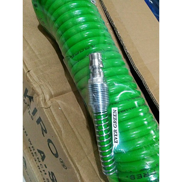I 8 Spiral Compressor Hose 9 Meter Tekiro Compressor Recoil Hose 9