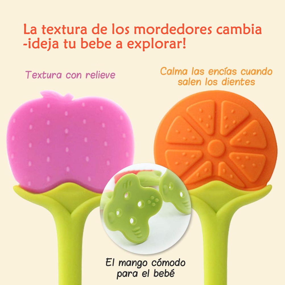 【Ready Stock】▤Baby Silicone Training Toothbrush Safe Toddle Teether Chew Toys Gift